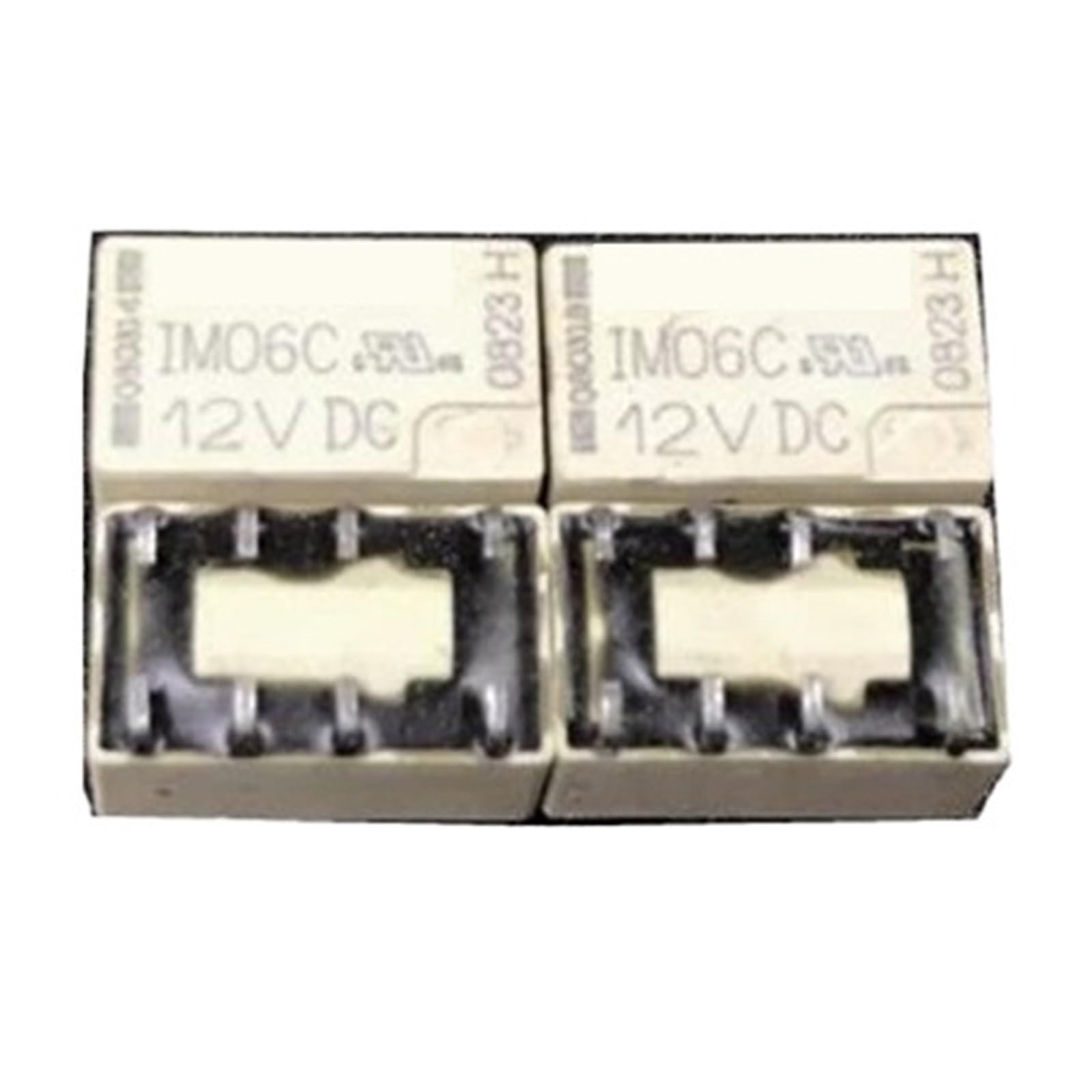 Relé IM06C 12V CC de 8 pines para circuitos electrónicos, pack de 5 unidades