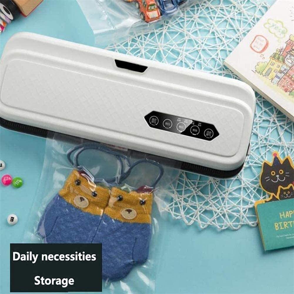 Sellador de Bolsas Selladora al Vacio Envasador al Vacío Máquina de envasado al vacío de diseño Compacto Selladora al vacío Máquina de envasado doméstica pequeña para preservar la conservació