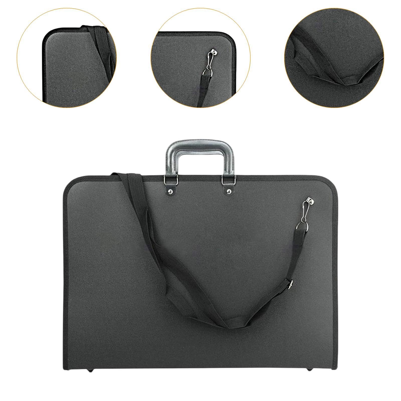 jojomis Portafolio de arte portátil multiusos organizador bolsa de dibujo para artistas 21.65 x 29.13 x 1.50 pulgadas
