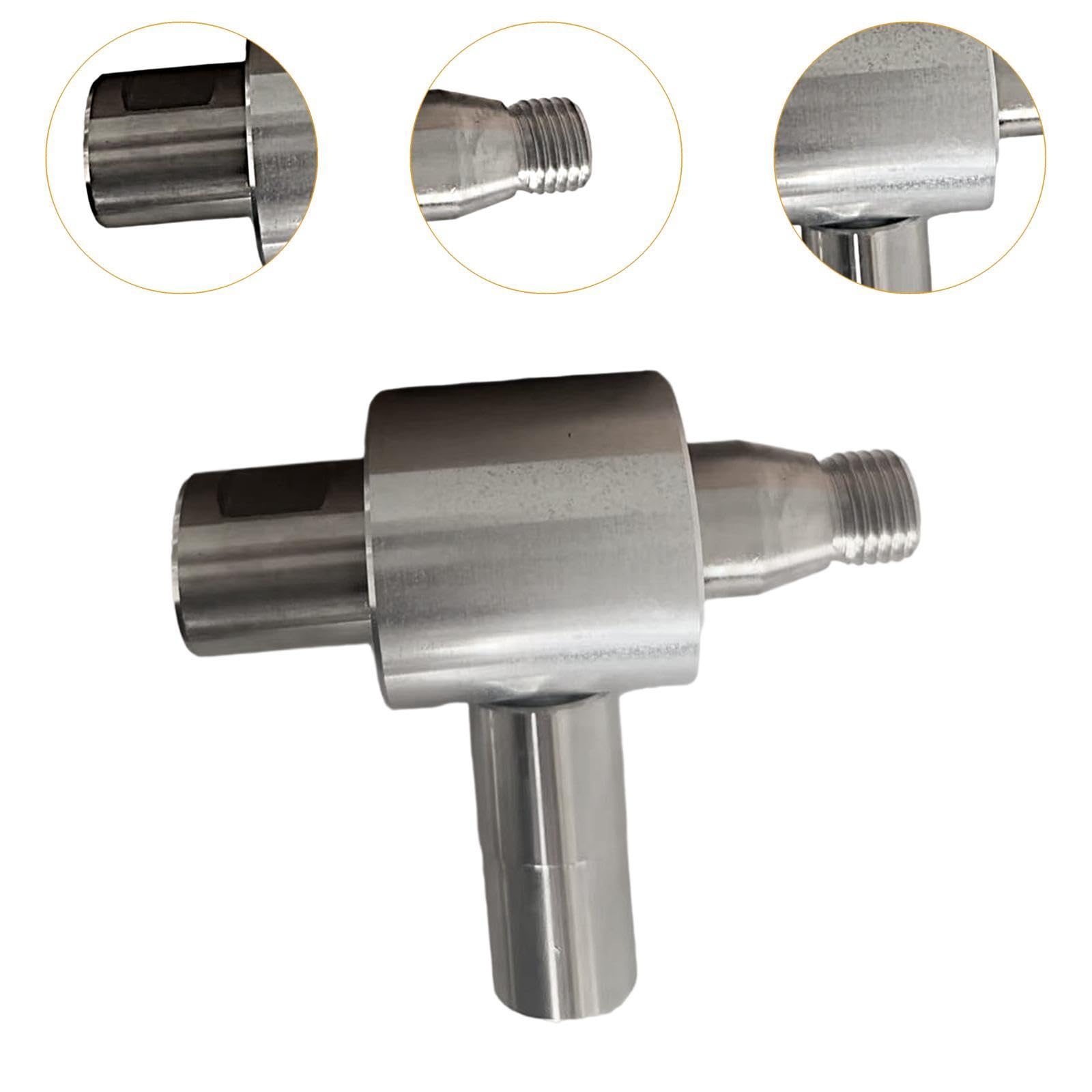 Whtkoph Core Drill Adapter Metal Professional Sturdy Easy Installation Thread Adapter Convenient, 140mm