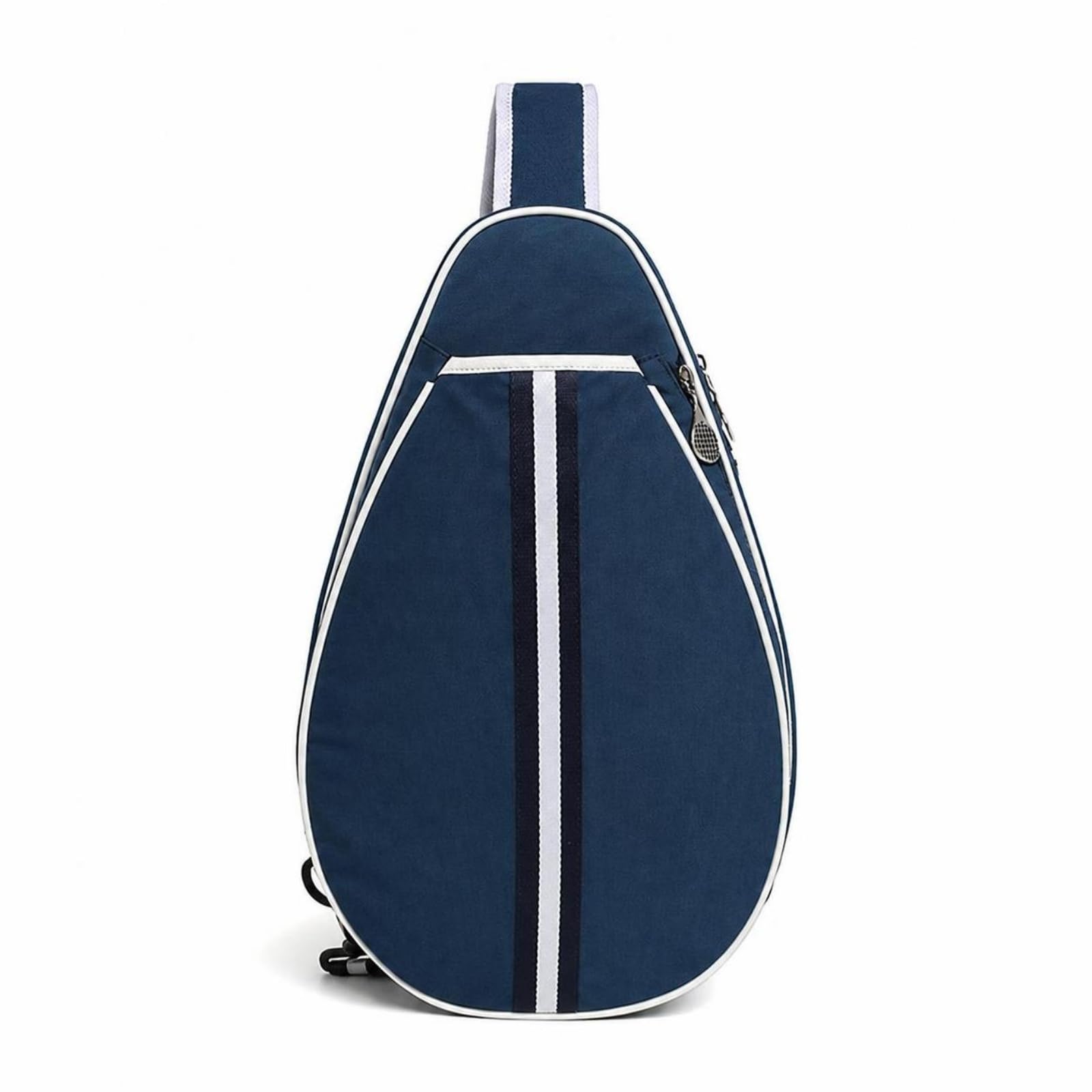predolo Stabil Schlägertasche, Groß, Blau, Dunkelblau Mit Weißen Streifen