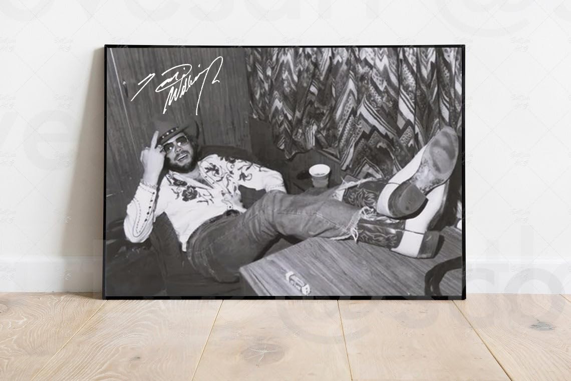 Hank W. JR Autograph Art POSTER (12x18)