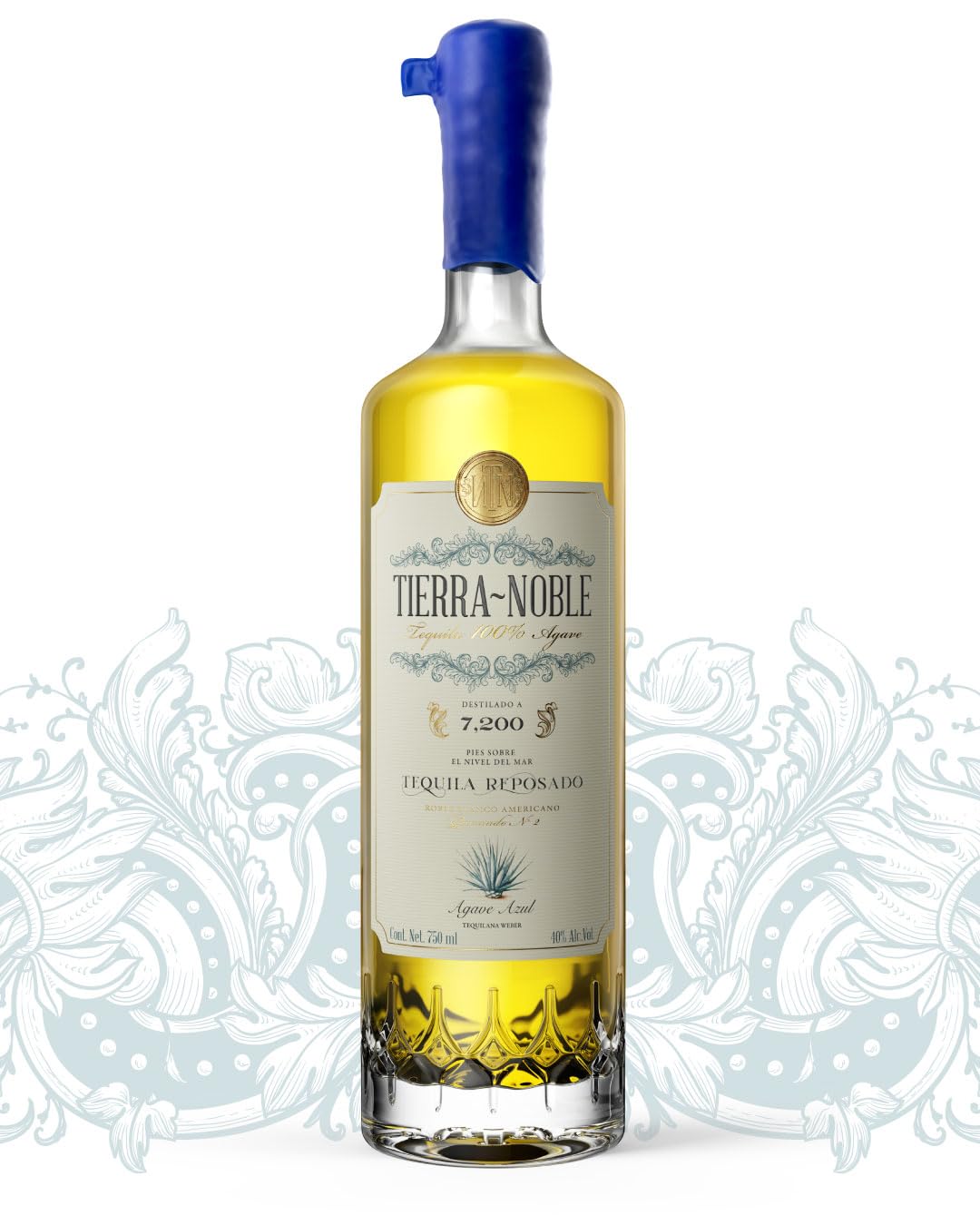 Tierra Noble テキーラ レポサド 750ml TIERRA NOBLE | Tequila Reposado 100% de Agave | Alcohol Vinos y