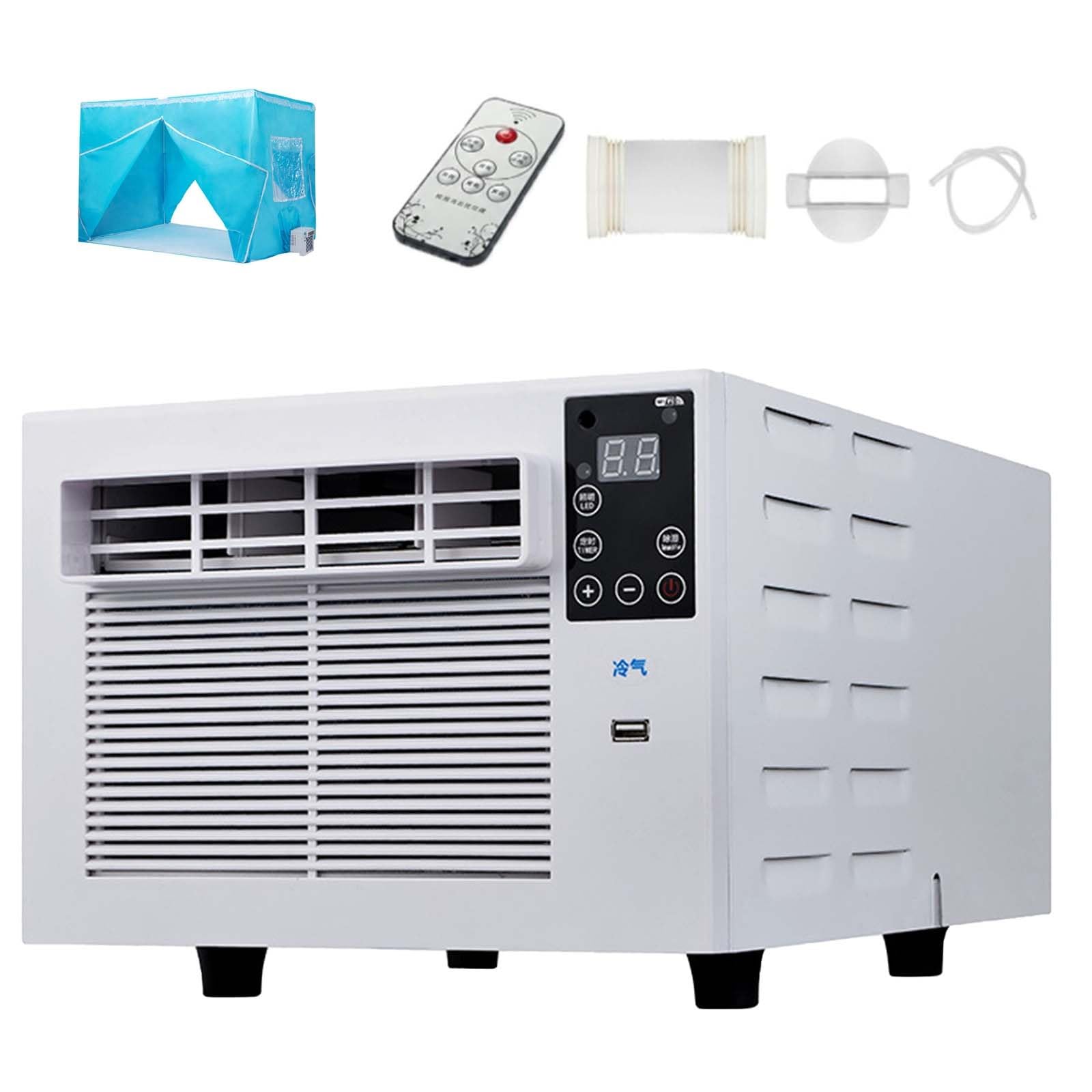 YISHENX Multifunctional Mini Portable Air Conditioner Silent design for Camping