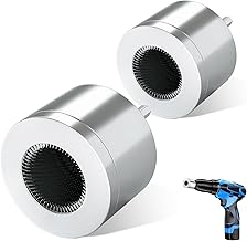 2 Pcs Copper Pipe Cleaner, Drill Pipe Cleaning Brush, 15mm+22mm, Efficient Copper Pipe Cleaner with Fine Steel Bristles for Pipe Cleaning