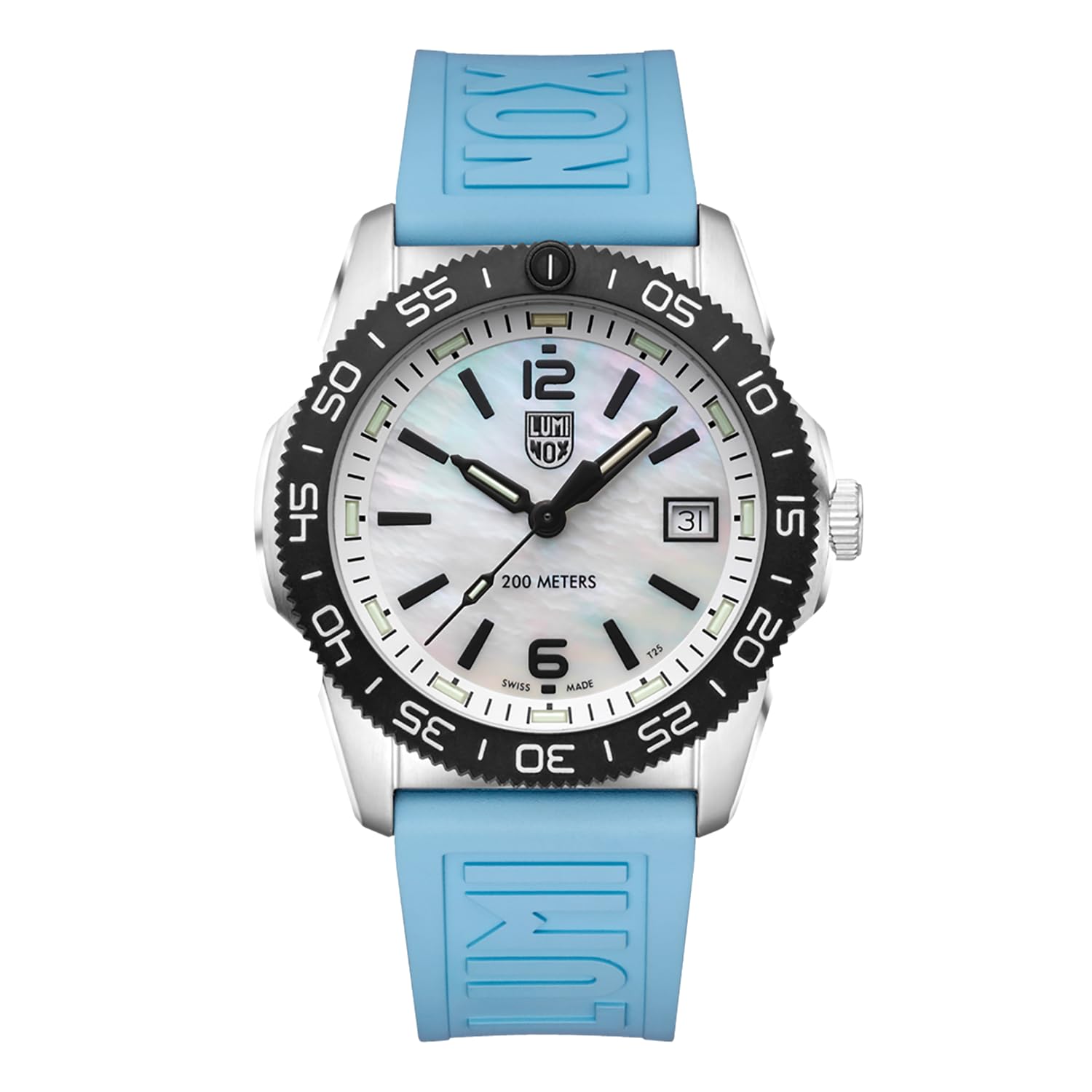 Luminox Rubber Pacific Diver Date Analog Dial Color Mop Men Watch - Xs.3124M, Blue Band (B0C6B1ZQY2) Amazon Price History, Amazon Price Tracker