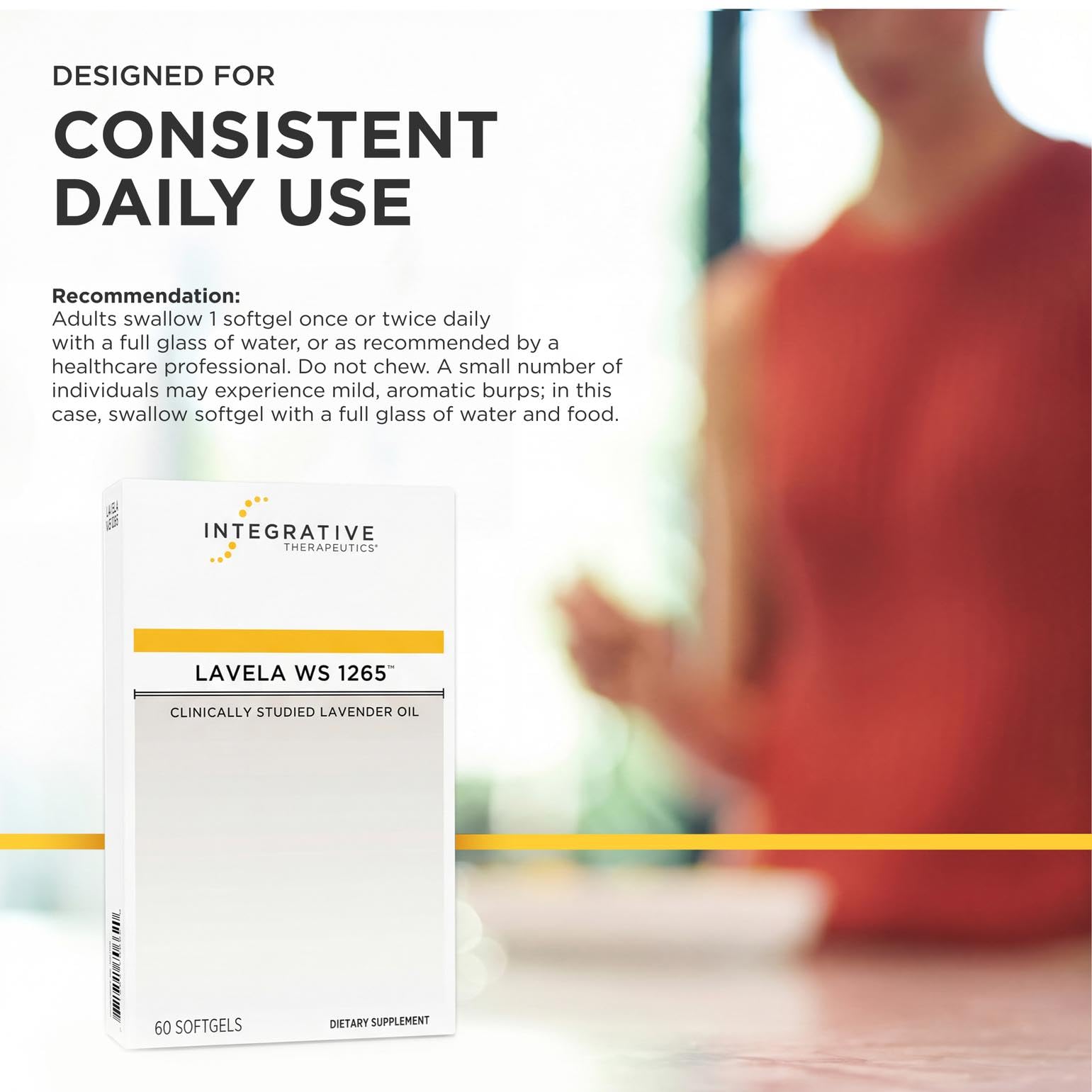 Integrative Therapeutics Lavela WS 1265 with Lavender Oil, 60 Softgels — Amazon image 7