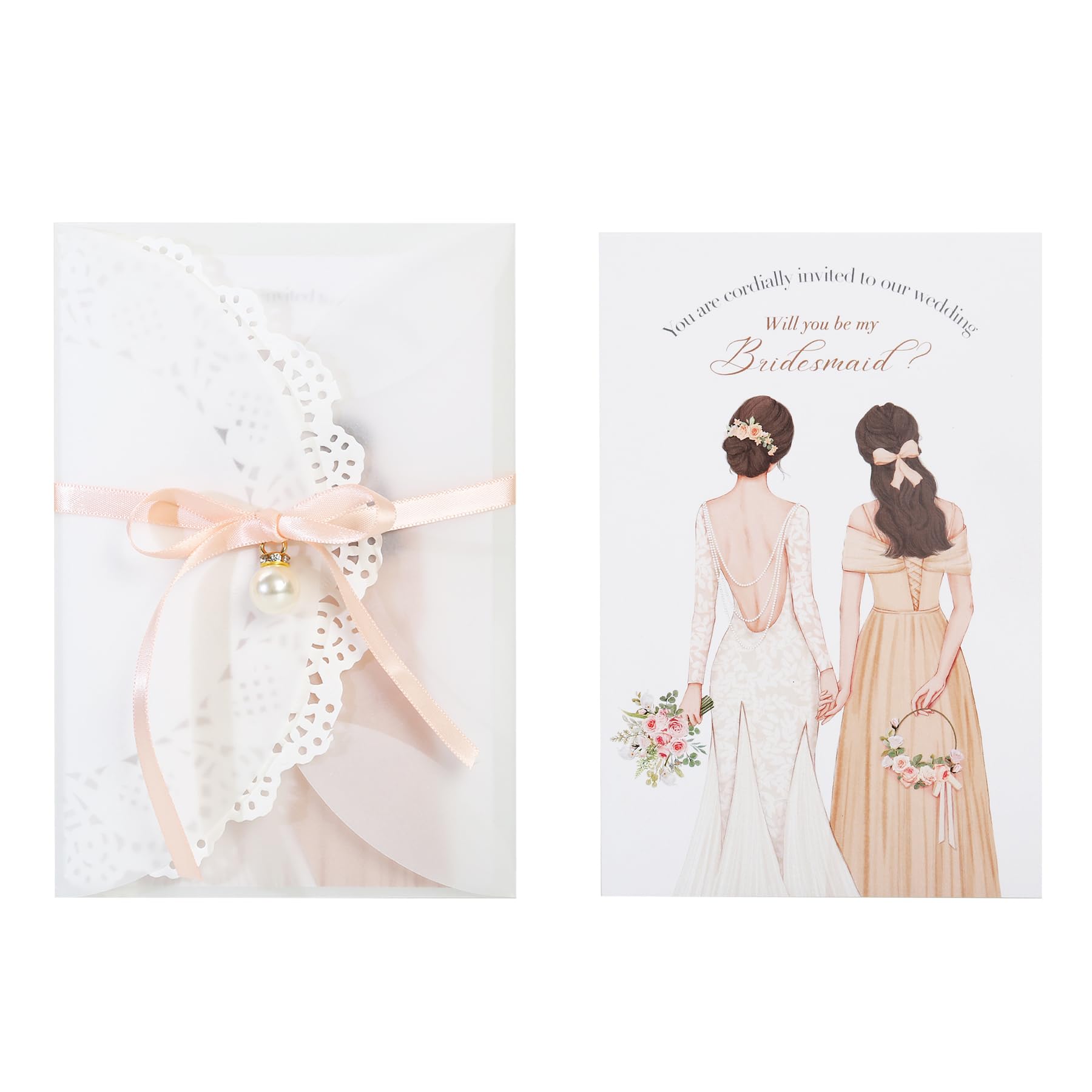 Wasise Will You Be My Bridesmaid Card, Will You Be My Bridesmaid, Maid Of Honour Card, Will You Be My Best Man Proposal