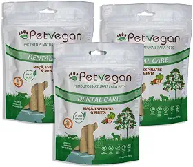 Dental Care Maça Espinafre Menta 150g Petisco 3 Unidades