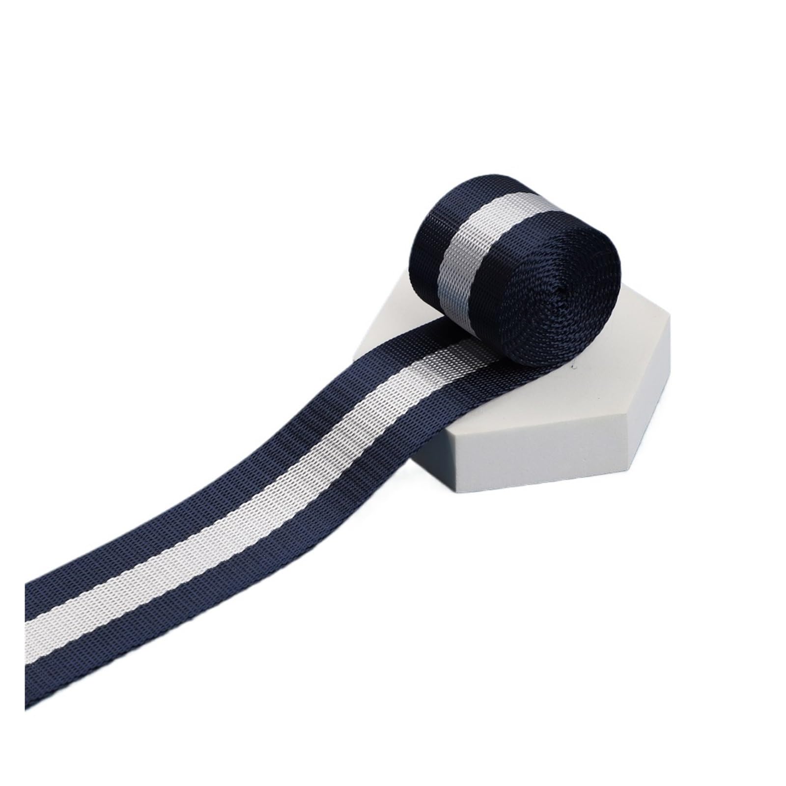 BSZCXBVMP Nylon Webbing, 38mm Printed Ester Cotton Webbing Multicolor 1/2/5 Yards(Blu,2yards)