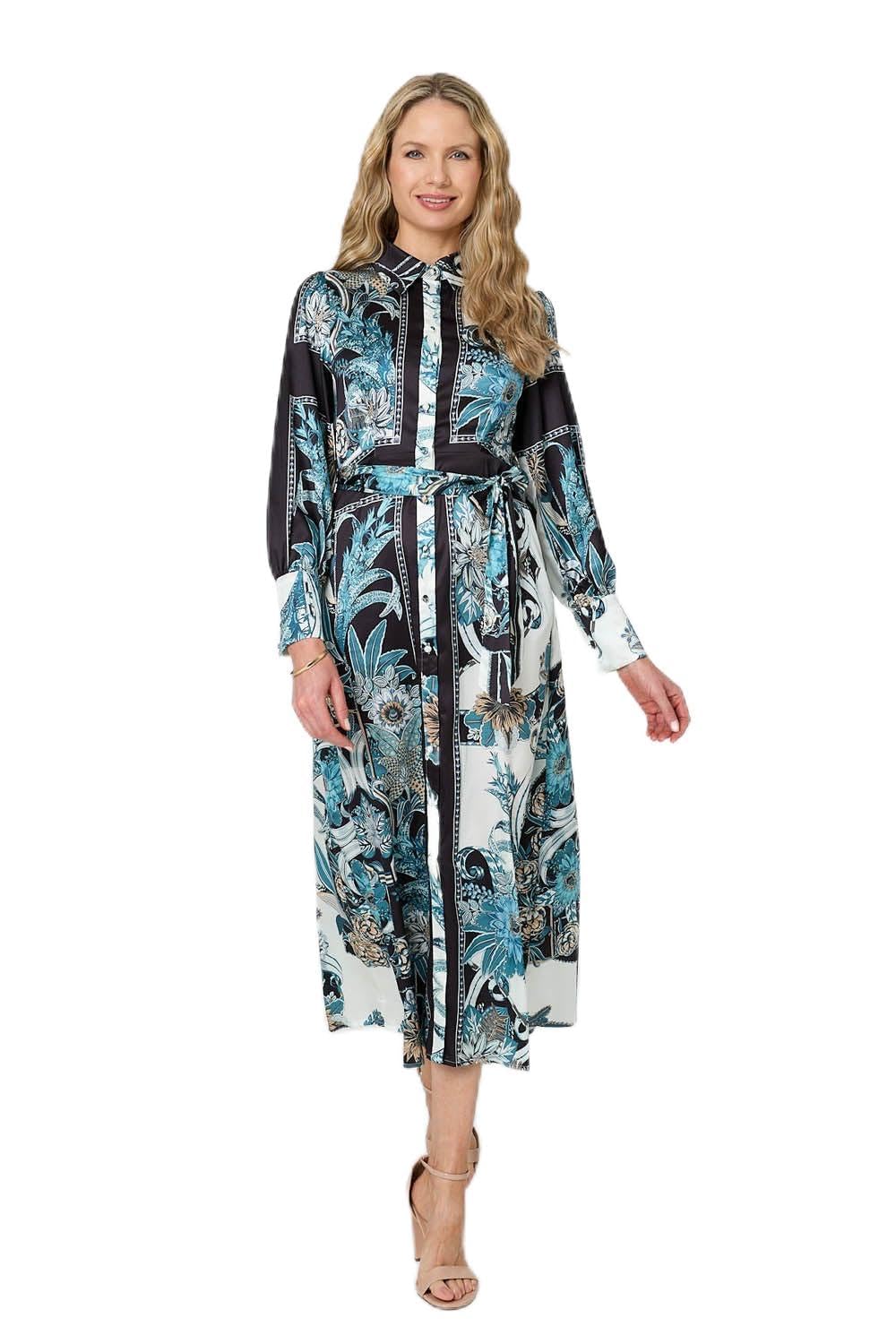 Izabel London Women's Maxi Shirt Dress - Black - Size 16
