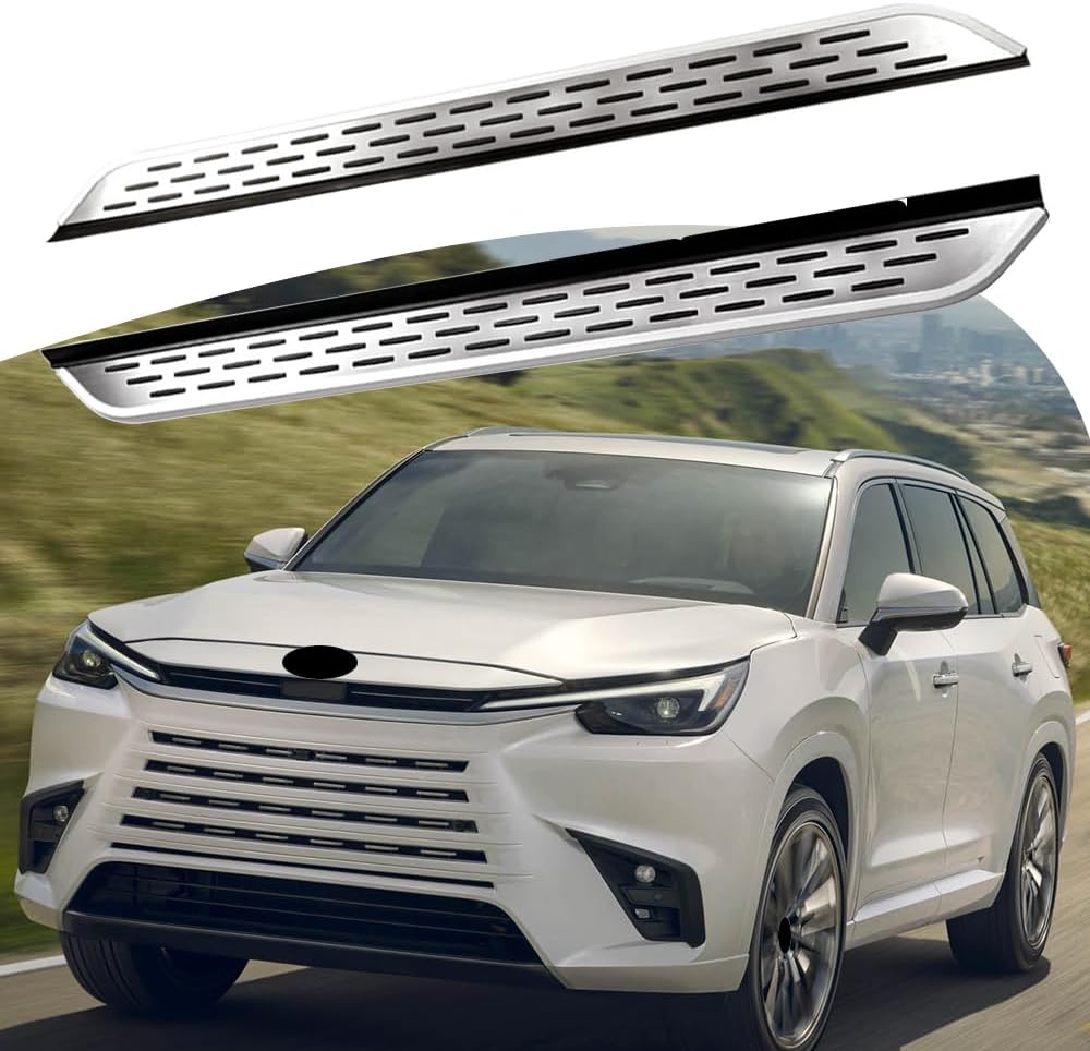 2Pcs Running Board Side Step Nerf Bar Stairs Fits for Lexus TX TX350 TX500h 2024, Black