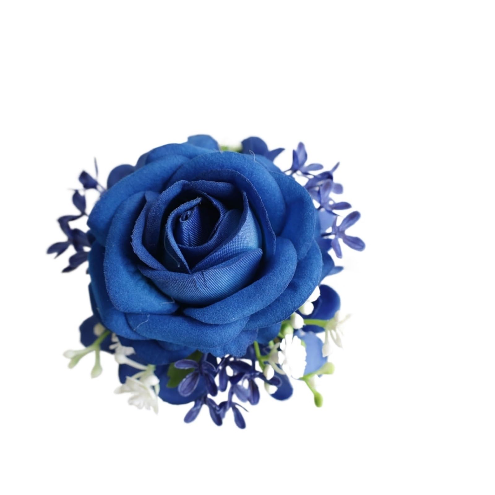 GHHZML Boutonniere Wrist Corsage Wristlet Band Bracelet and Men Boutonniere for Wedding Artificial Flower Prom Decorations