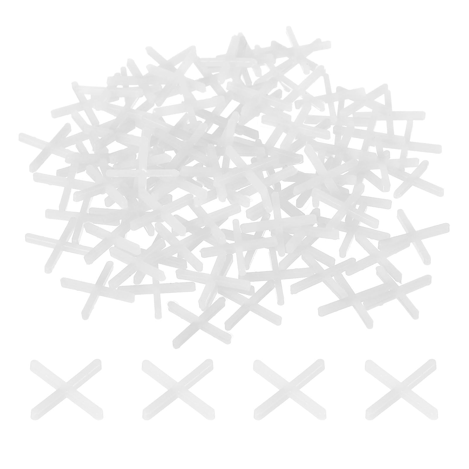 TA-VIGOR 1600Pcs Tile Spacers, 1.5mm 1/16" Cross Shape Wall Floor Tiling Tools