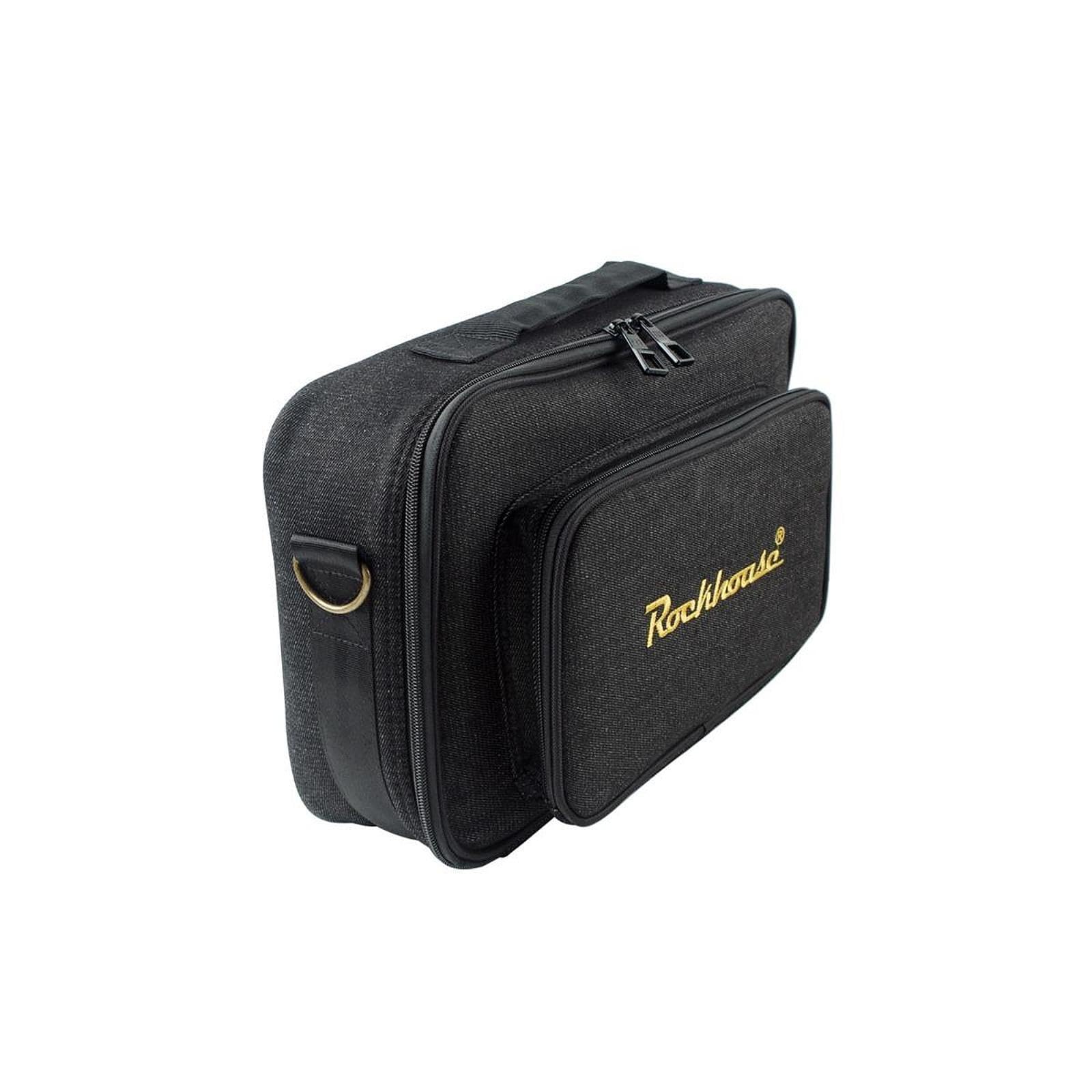 Bolsa de Almacenamiento para Pedalera de Efectos de Guitarra, Estuche de Transporte para Pedalera de Guitarra, Bolso de Mano Profesional para Pedalera, Negro, S