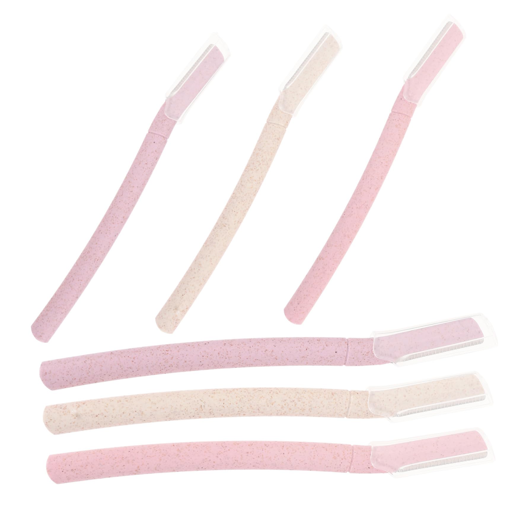 FOMIYES 6 in 1 Eyebrow Accessories Tools Kit Razor Trimmer Shaver Shaper Makeup Tool for Beauty Random Color