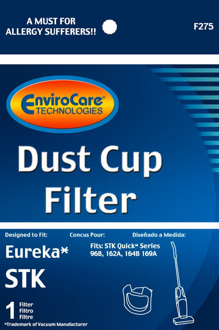 EnviroCare Replacement Vacuum Cleaner Dust Cup Filter made to fit Eureka STK Vacuums