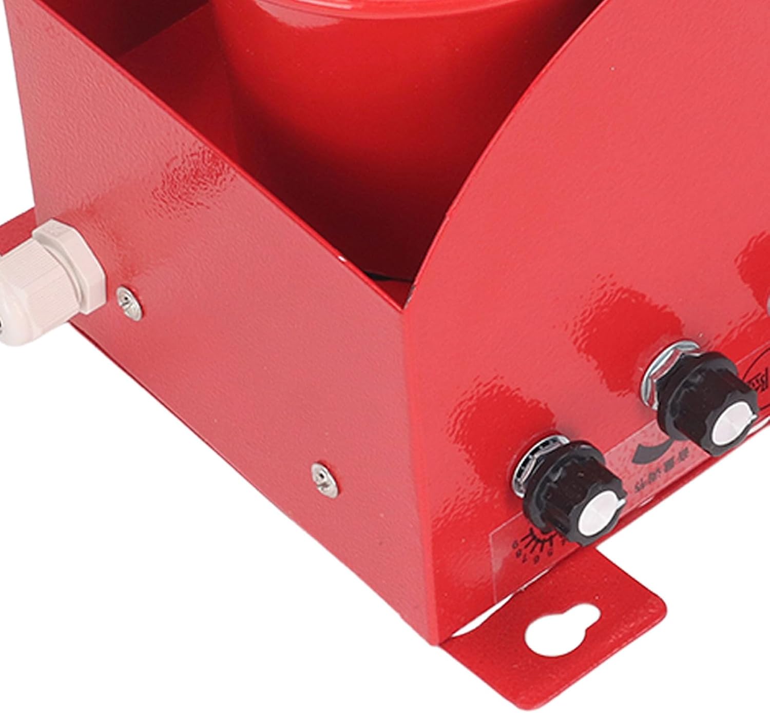 Fafeicy Industrial Siren Alarm Heavy Duty 130dB Wall Mount IP65 Adjustable Volume 9 Levels with Strobe Warning Light for Factory Construction Site Mining (US Plug 110V)