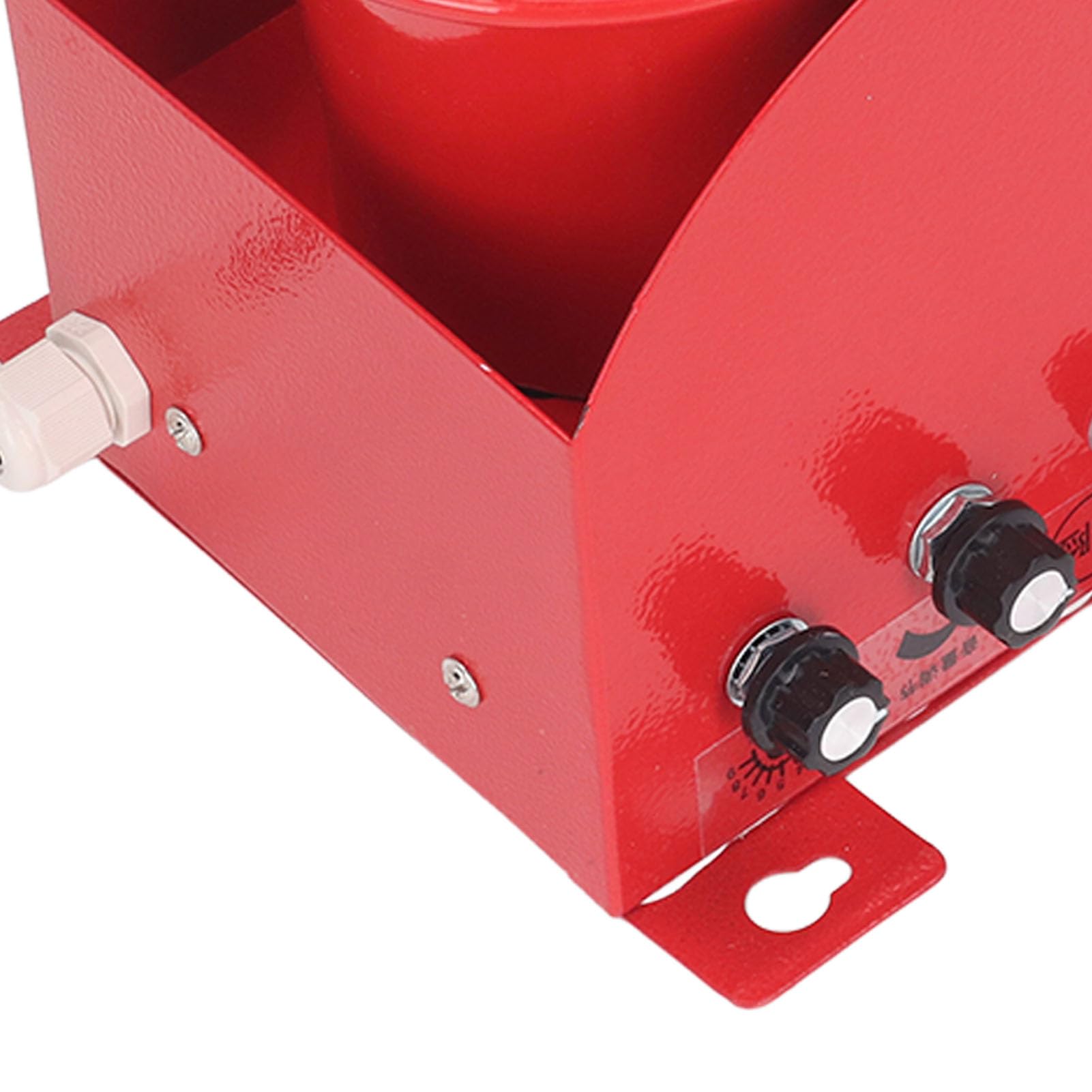 para Uso Industrial y de construcción: Alarma de Sirena Industrial con luz estroboscópica LED - Enchufe Estadounidense de 110 V - Luz de Advertencia de Montaje en Pared con