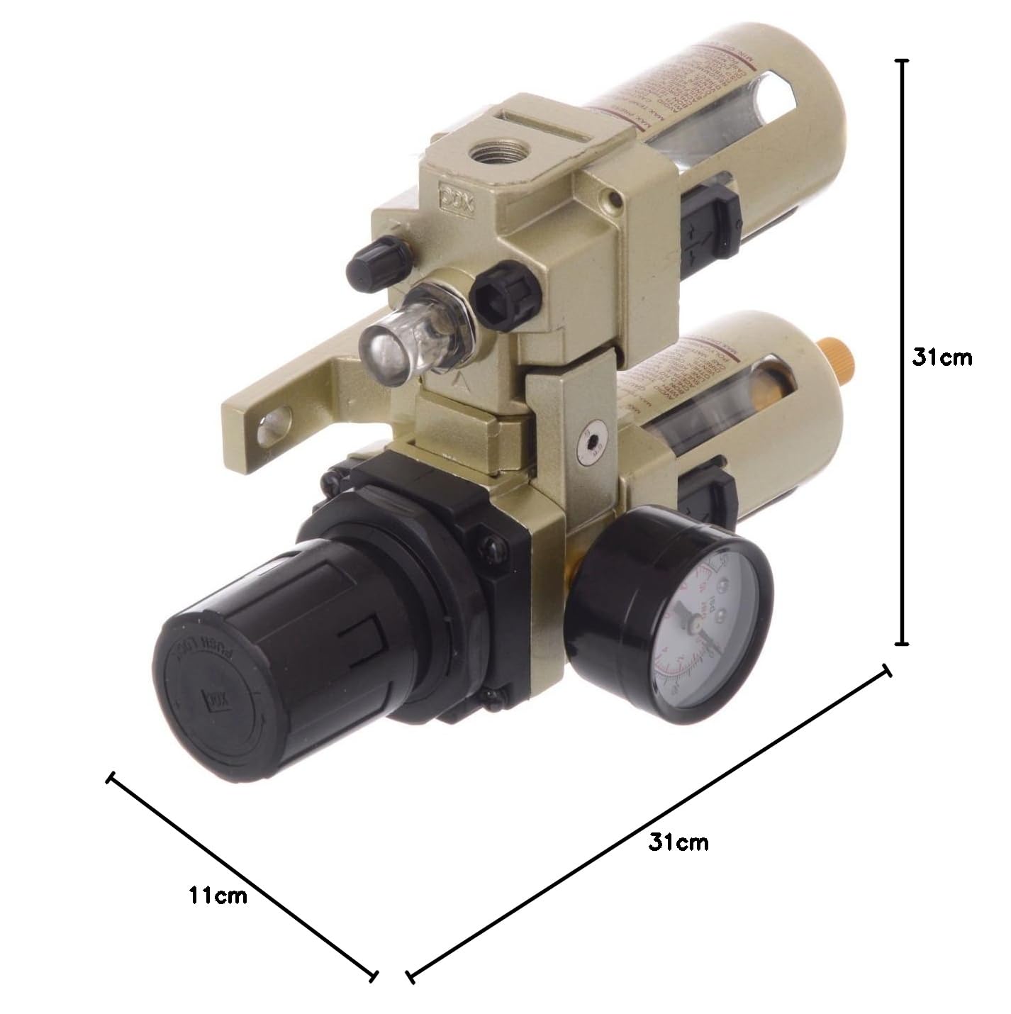 STAHLWERK Unità Di Manutenzione Separatore Acqua Oliatore Aria - Foto 4