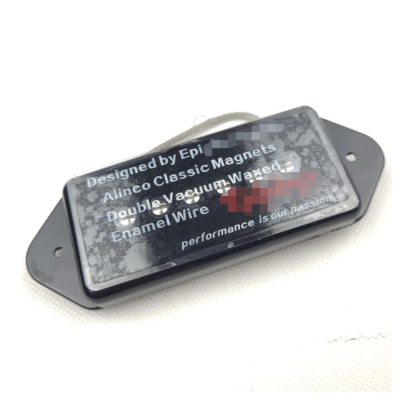 BABYCE Guitarras eléctricas Piezas Pastillas Black Alnico Pickups Single Coil Bridge Pickup para Guitarra Eléctrica SG/LP (Color : 2 PCS)