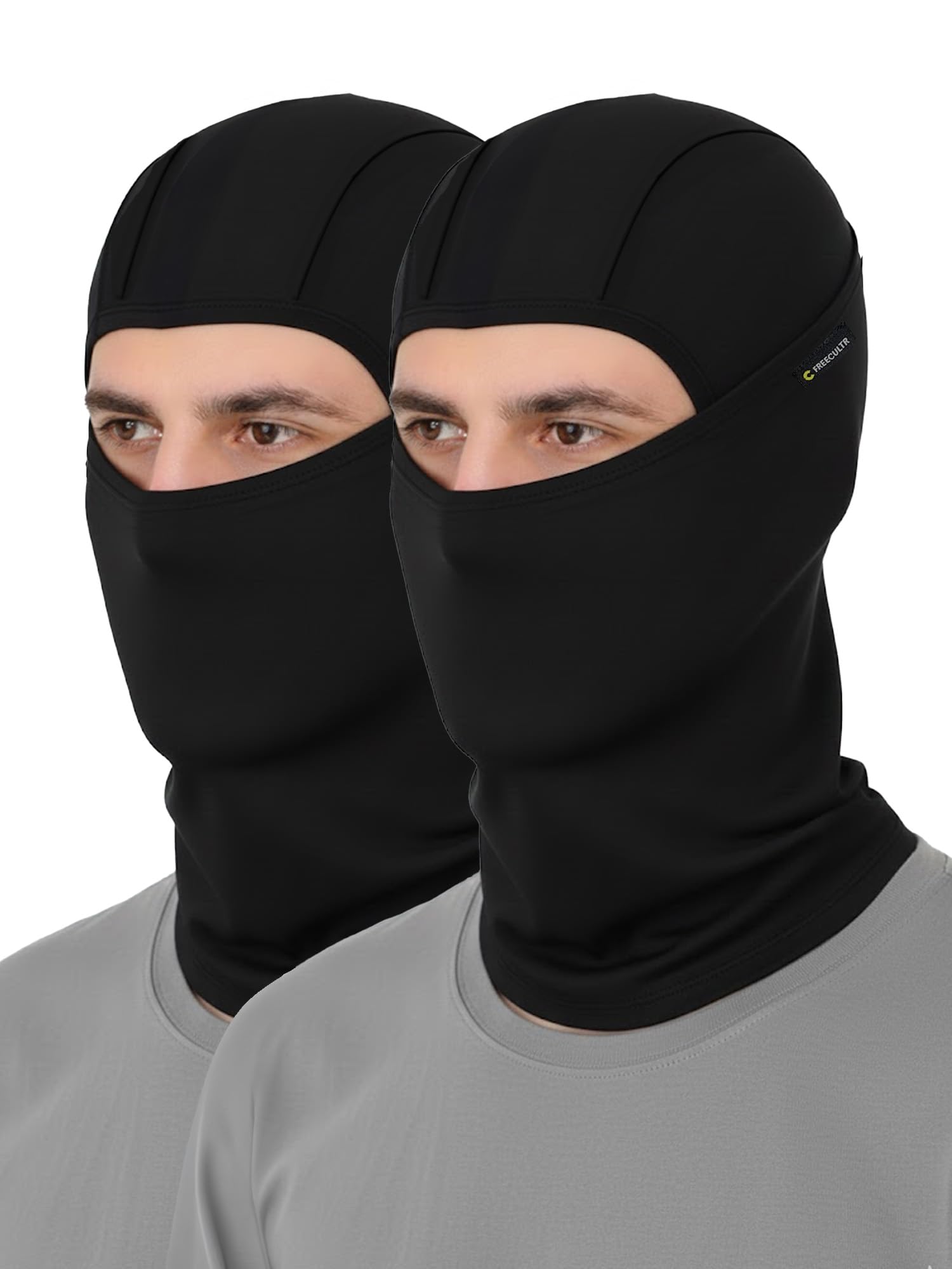 Freecultr Full Face Helmet mask for Bikers Balaclava for Men Masks for Bike Riding, UV Protected Biker Accessories for man, Face Cover for Men & Women Helmet Head Cover Bamboo Balaclava