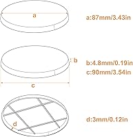 Vista 5 de Evemodel 3.543 in 15pcs redondo ABS plástico modelo bases para Wargame mesa simulación militar escena