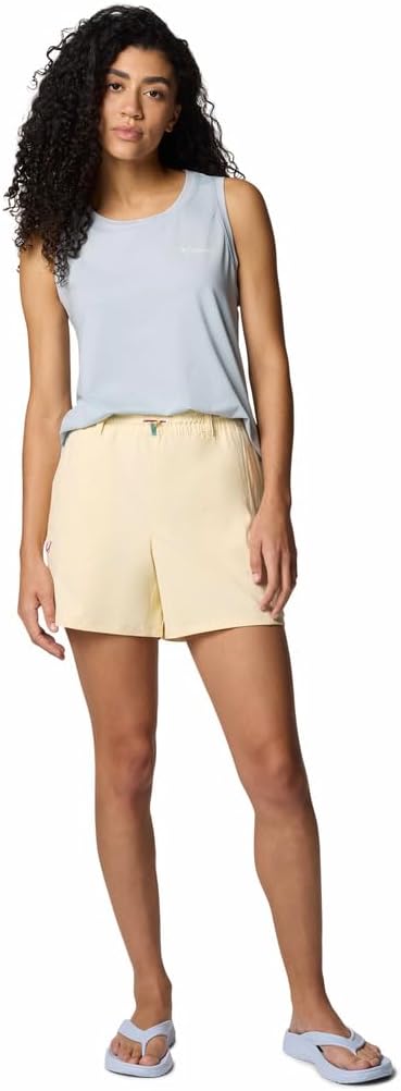 Columbia Weekend Rays 5in Water Short - Women's, Lemon Wash, XL - Image 6