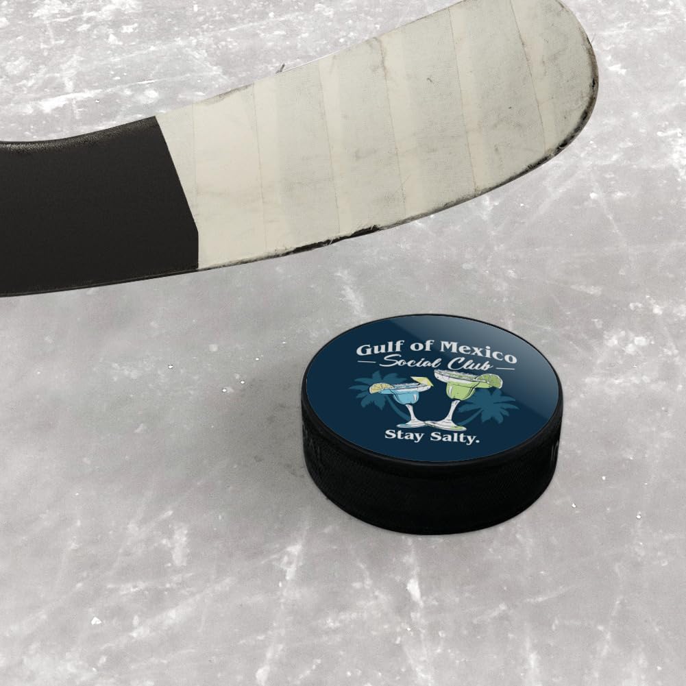 GRAPHICS & MORE Gulf of Mexico Stay Salty Ice Hockey Puck