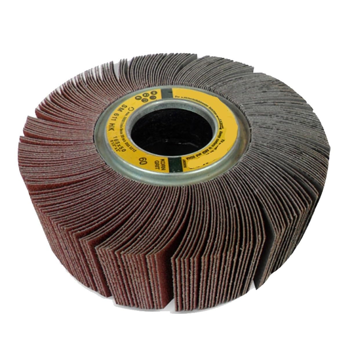 165x50mm Non-Woven Sanding Drum 60/80 Grit for Metal & Wood Polishing – Fits 12.7mm Shaft(80grit)