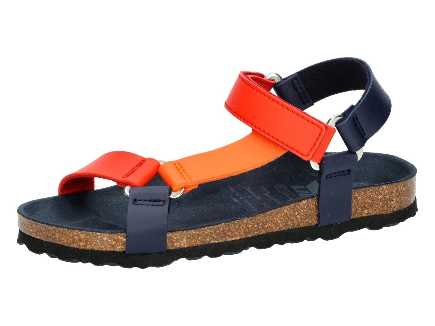 Lico Girl's Bioline Sandal Mules, Navy Red, 11.5 UK Child