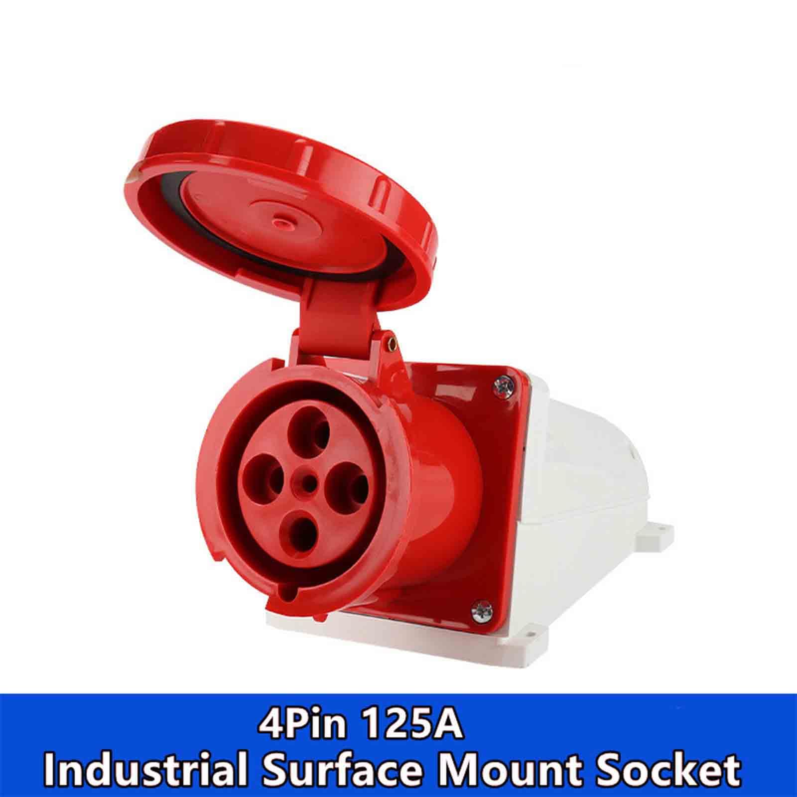 【sskd39】3 GXMRHWY IEC60309 Waterproof CEE Industrial Connector Surface Mount