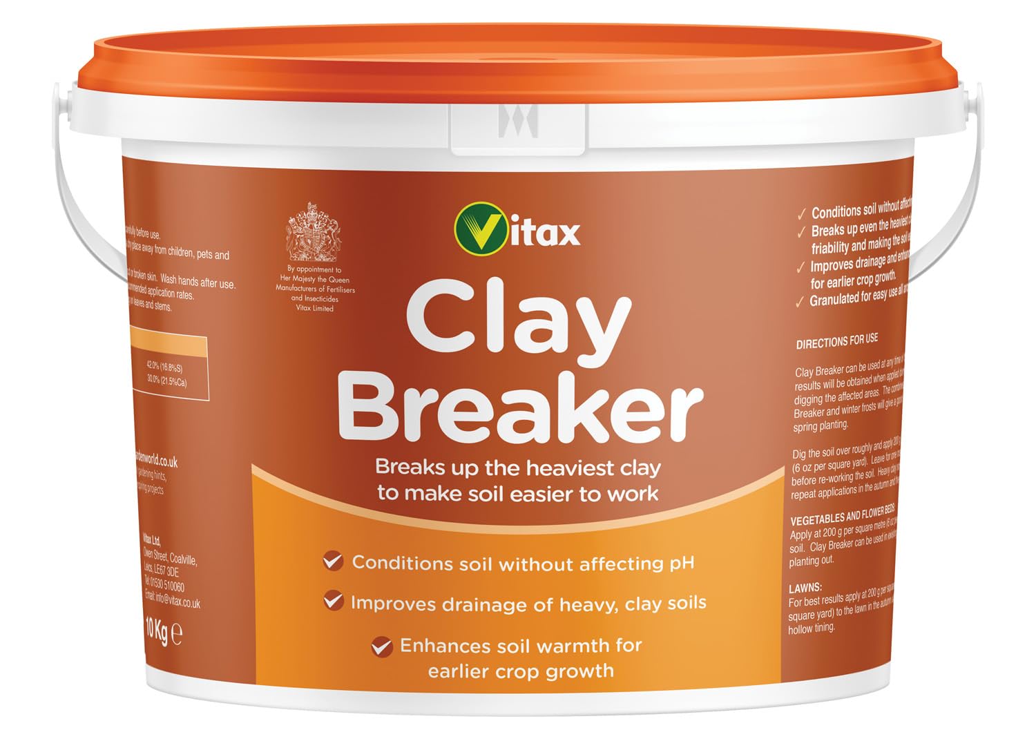 Vitax Clay Breaker 10Kg tub