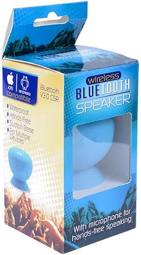 Miniatura 7 de ArtCreativity Altavoz Bluetooth de succión impermeable para niños y adultos, 1 unidad, altavoz Bluetooth portátil con micrófono, altavoz recargable