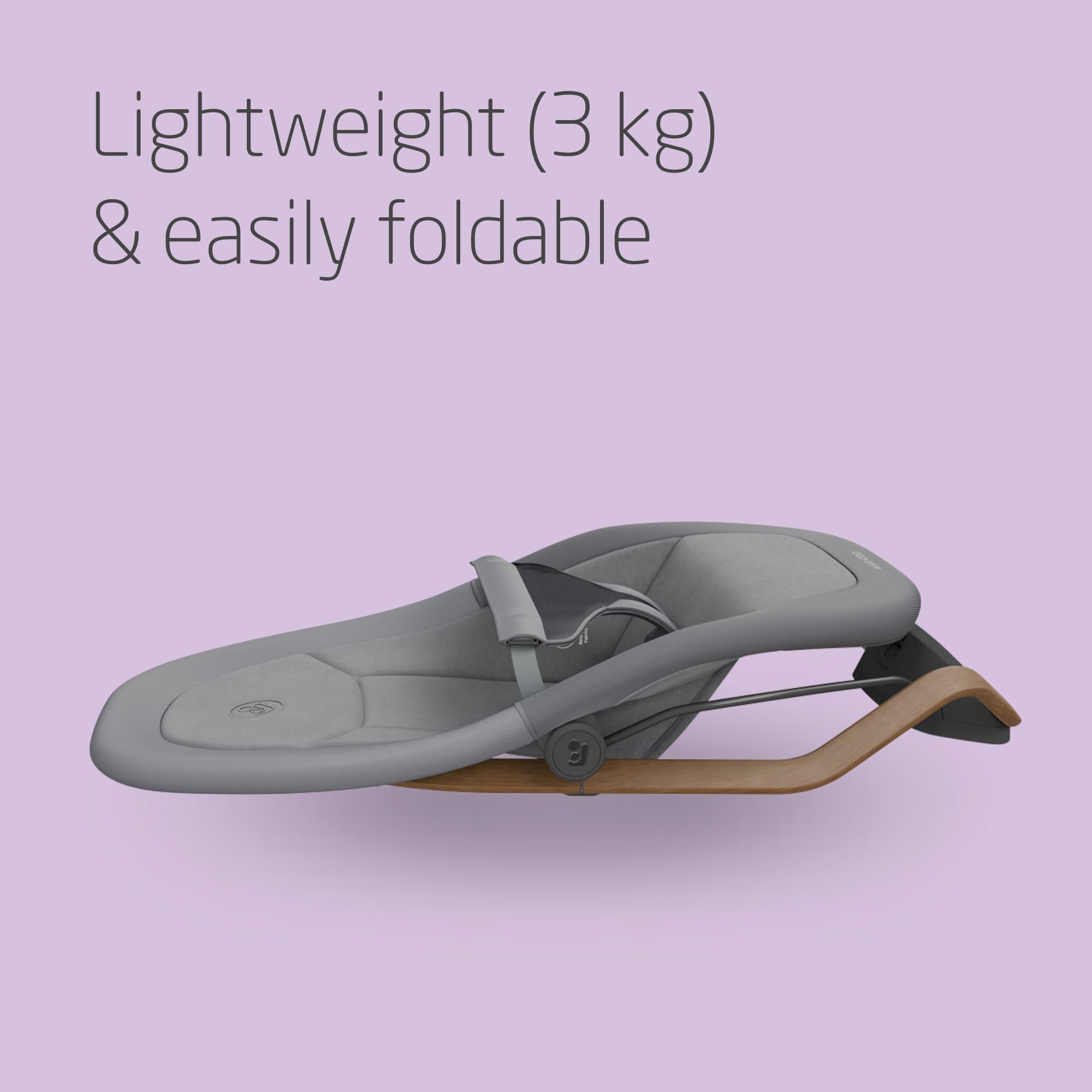 Maxi-Cosi Dove, Baby Bouncer, 0-3 Years, 0-15 kg, Lightweight Baby Bouncer, Foldable, Portable, Natural Bouncing - Image 4