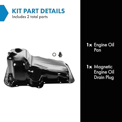 Vista 283 de Cárter de aceite del motor para Ford Bronco F Series Pickup Truck Econoline Van 4.9L I6