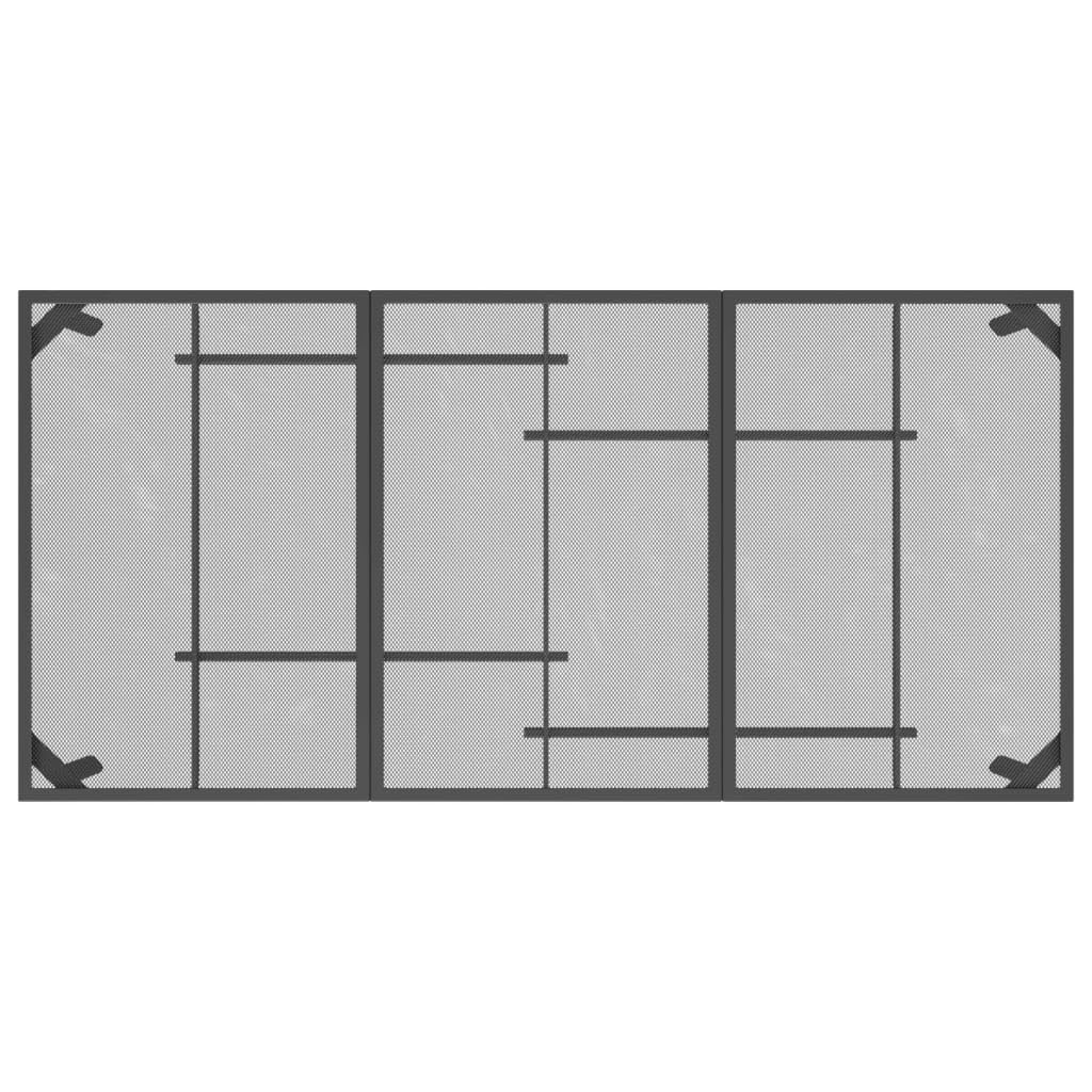 vidaXL Mesa de jardín Malla de Acero Gris Antracita 165x80x72 cm, Mesa de Exterior, Muebles de jardín, Muebles de Patio, Mesa de Patio