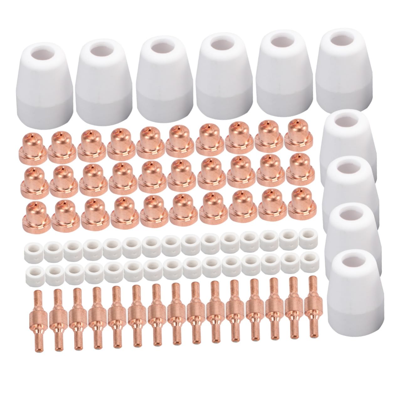 Puntas y Boquillas para Cortadora de Plasma Pt-31 y Cut-40d, 85 Piezas