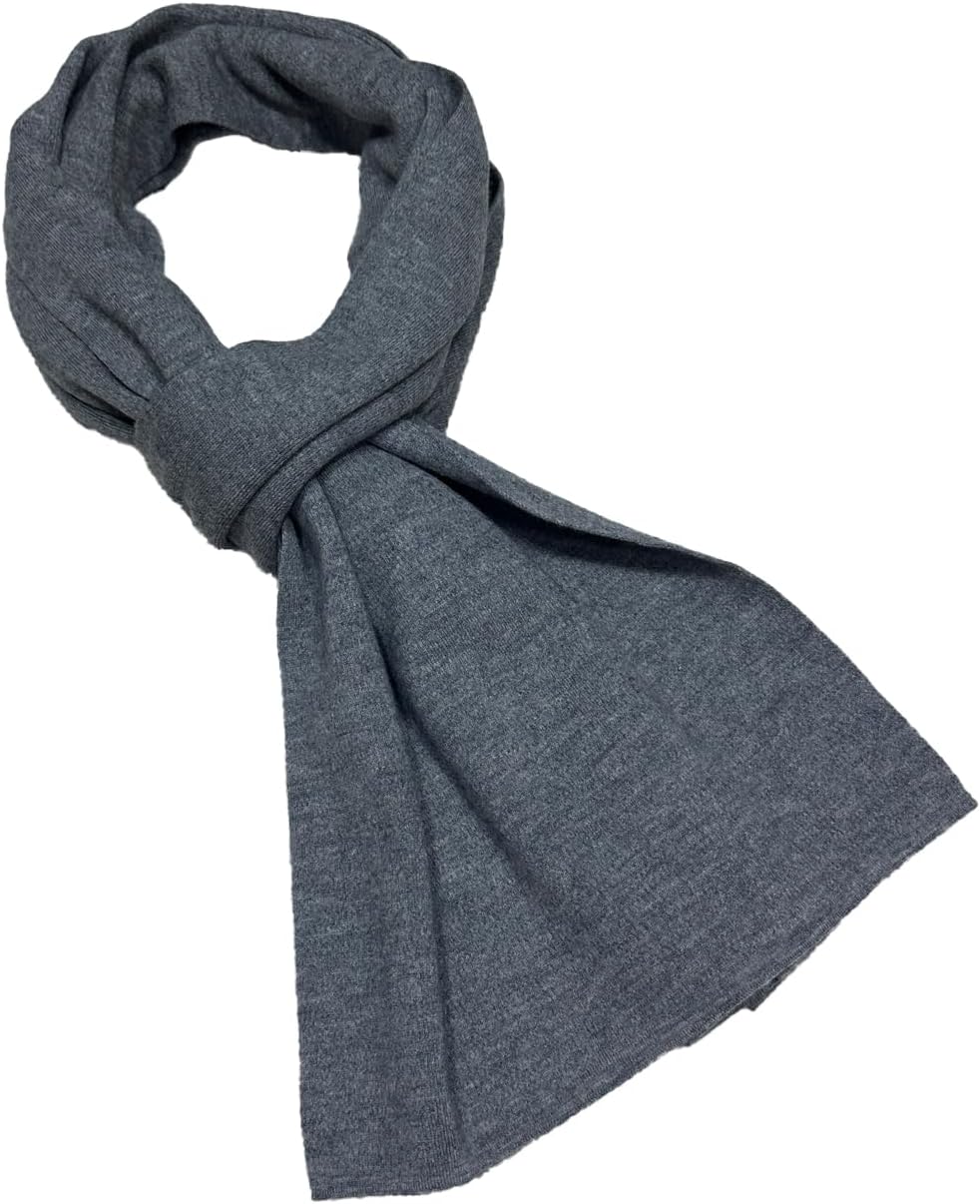 Wool Winter Scarf for Women, Men's Scarves Solid Warm Cold Weather Wraps