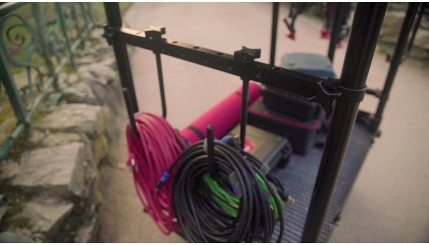 PROAIM Cable Hooks for Camera Production Carts – Compatible with Sound-Chief, Victor Series & Atlas Series – Organize Cables & Store Headphones. Slips into Accessory Cross Bar