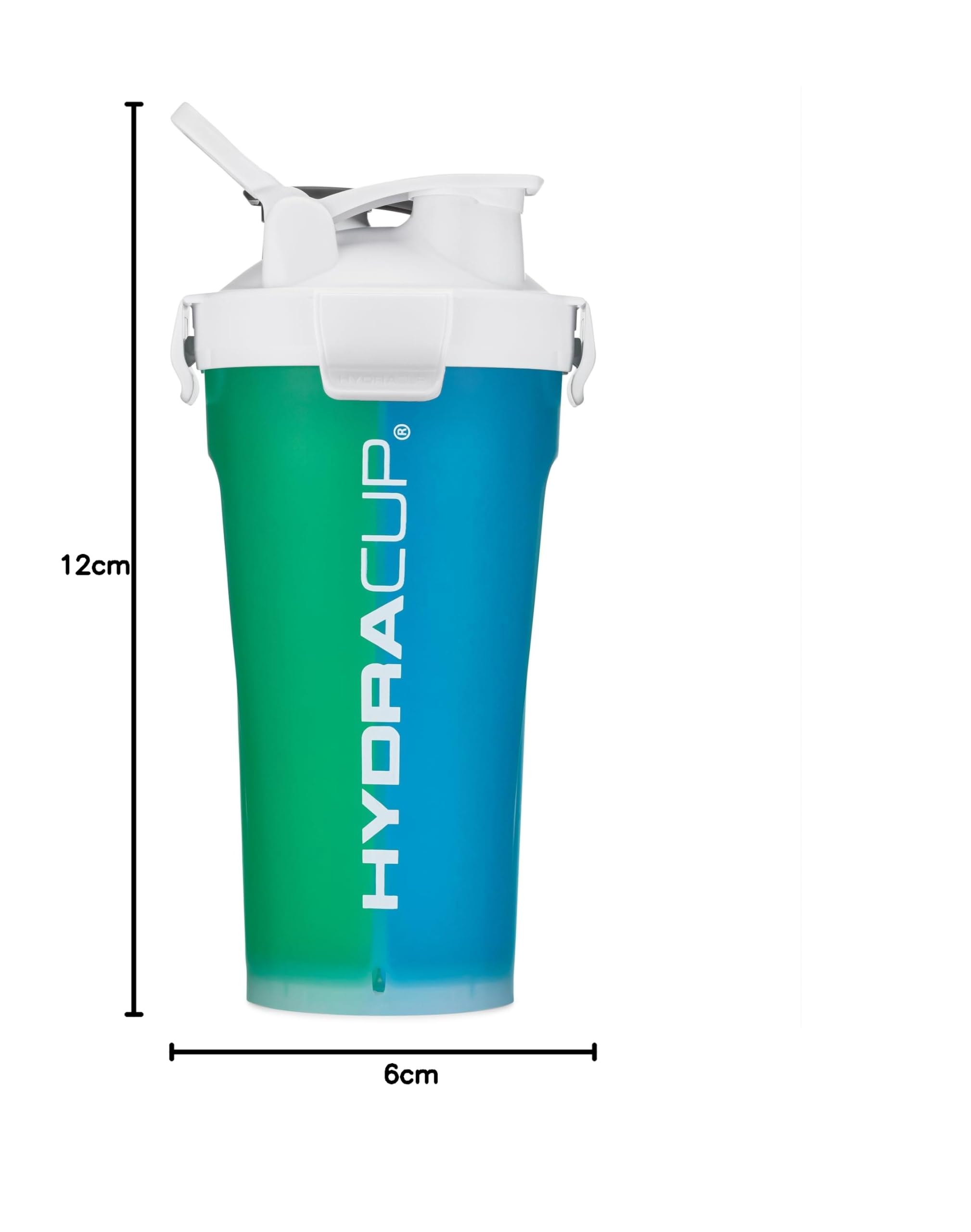 Hydra Cup Dual Shaker Pro (transparente, 1 unidad)