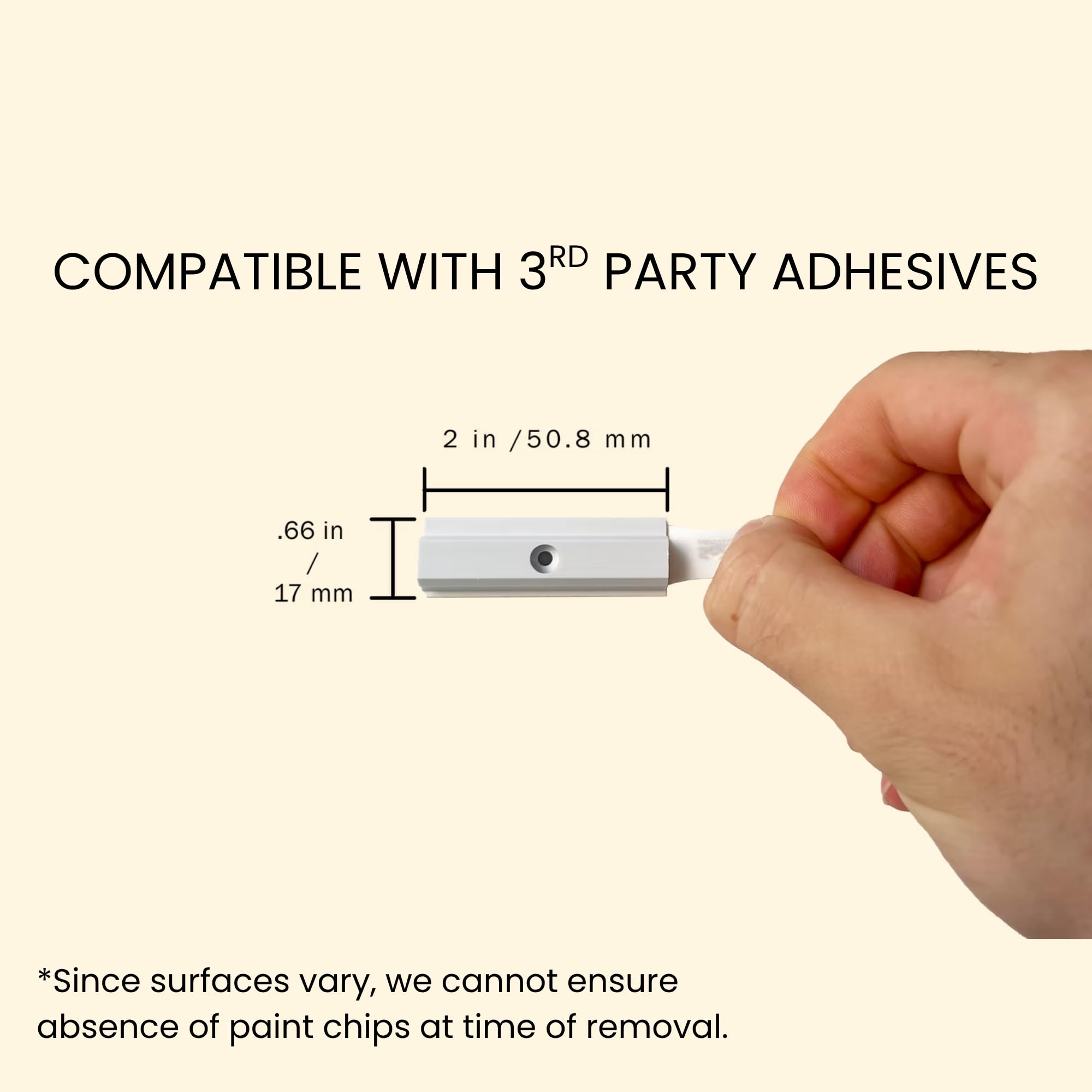 The 16.4FT/5M Modular Channel Assembly Kit for The Concealment of LED Strip Lighting Surface Mounted Cove Light Wall Washer Lighting Decor (Covers 16 ft / 5 m) — Amazon image 5