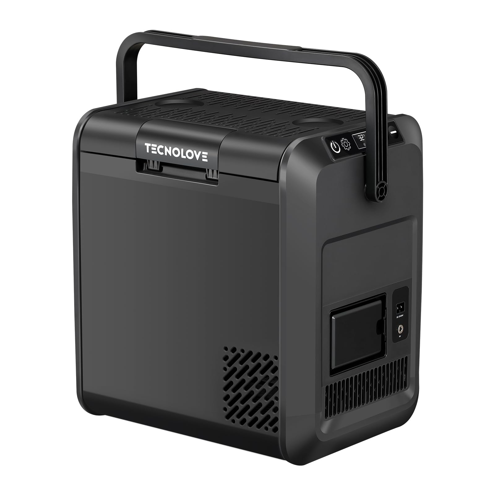 Amazon.co.jp: 22L 車載冷蔵庫 ハンドヘルド 小型 両開き