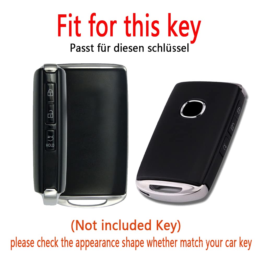 HIBEYO Custodia in Pelle per Chiavi Mazda 3 CX30 CX-4 CX-5 CX-8 Alexa P