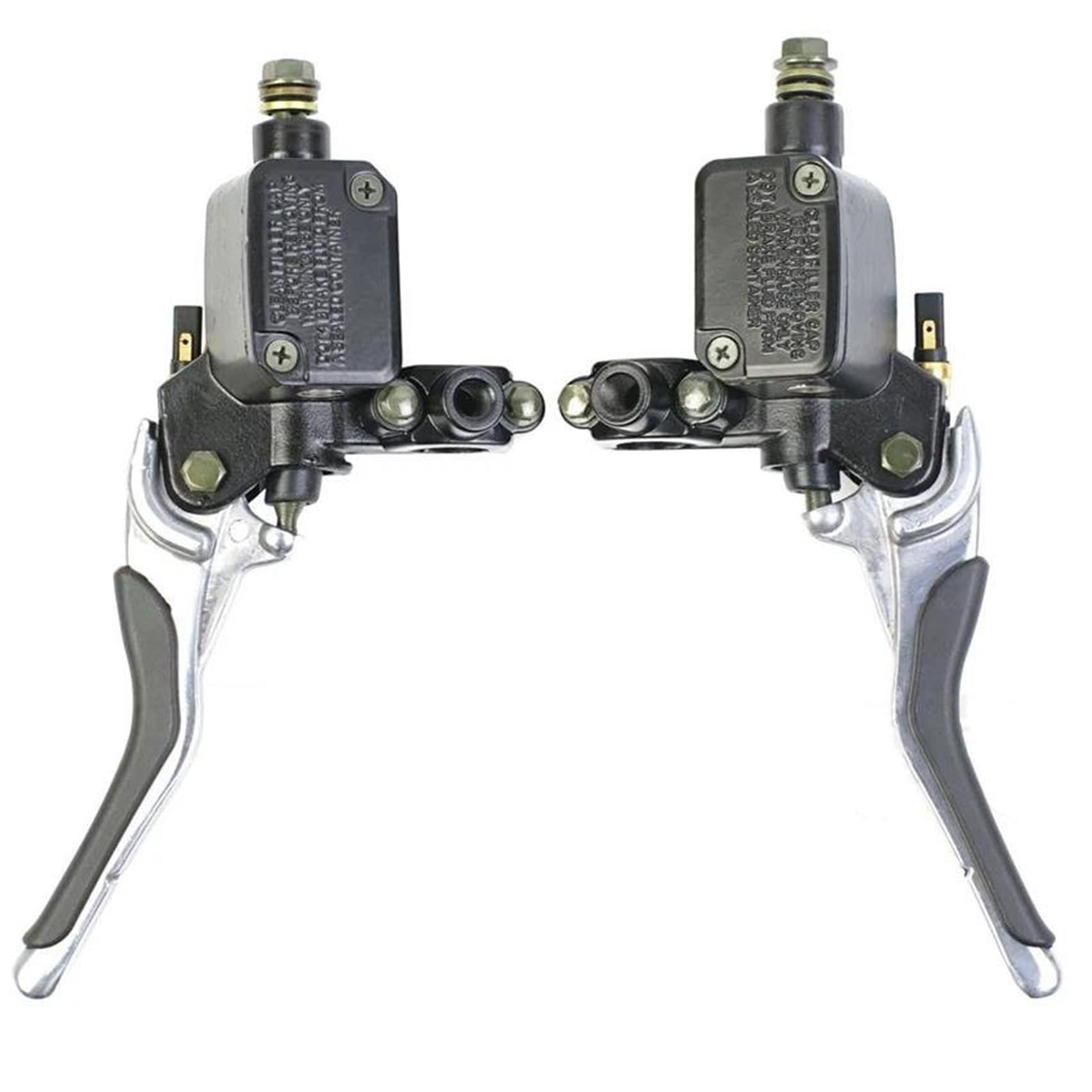 ETEKGVYVA Clutch Brake Lever Set Universal Motorcycle 22mm Brake Clutch Master Cylinder Lever Hydraulic Clutch(Hydraulic Clutch)