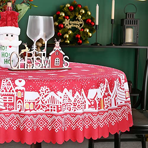 Fitable Nappe de Noël rectangulaire Cover