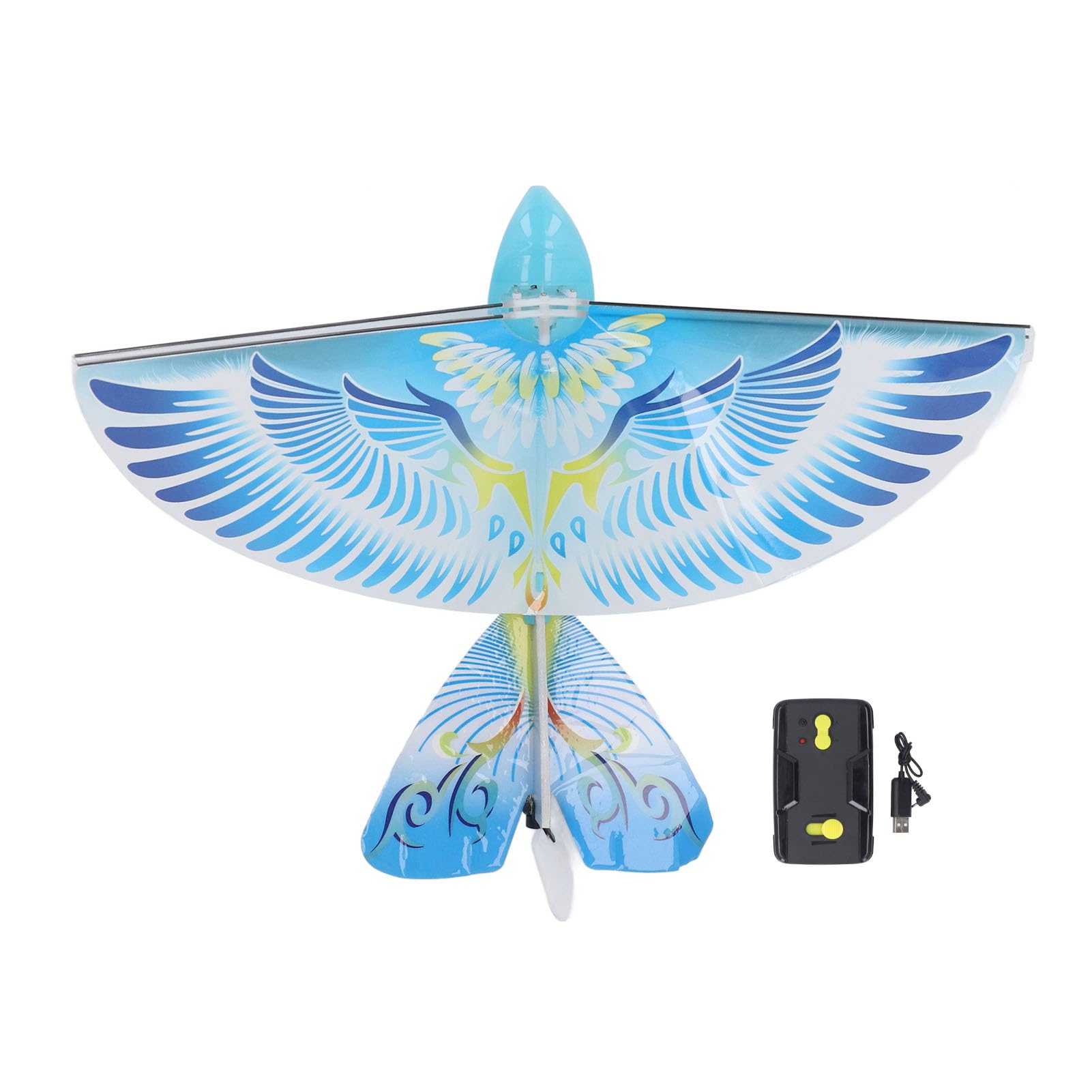 Juguete de Pájaro Volador RC, Control Remoto de 2,4 GHz, Alas Batientes Biónicas EPP con Luces LED, para Simulación de Vuelo en Interiores y Exteriores (#2)