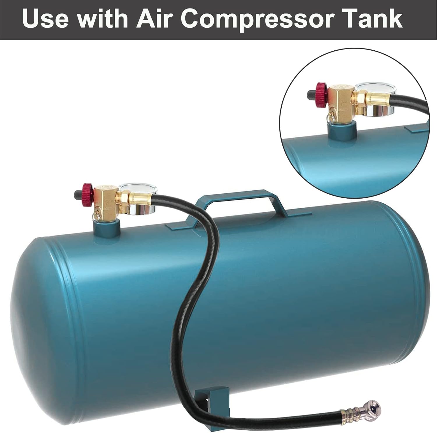 GODESON Air Tank Manifold, Air StorageTank Manifold Bulit With Fill Port, Aluminum Shut Off Valve and Relief Bypass Valve…