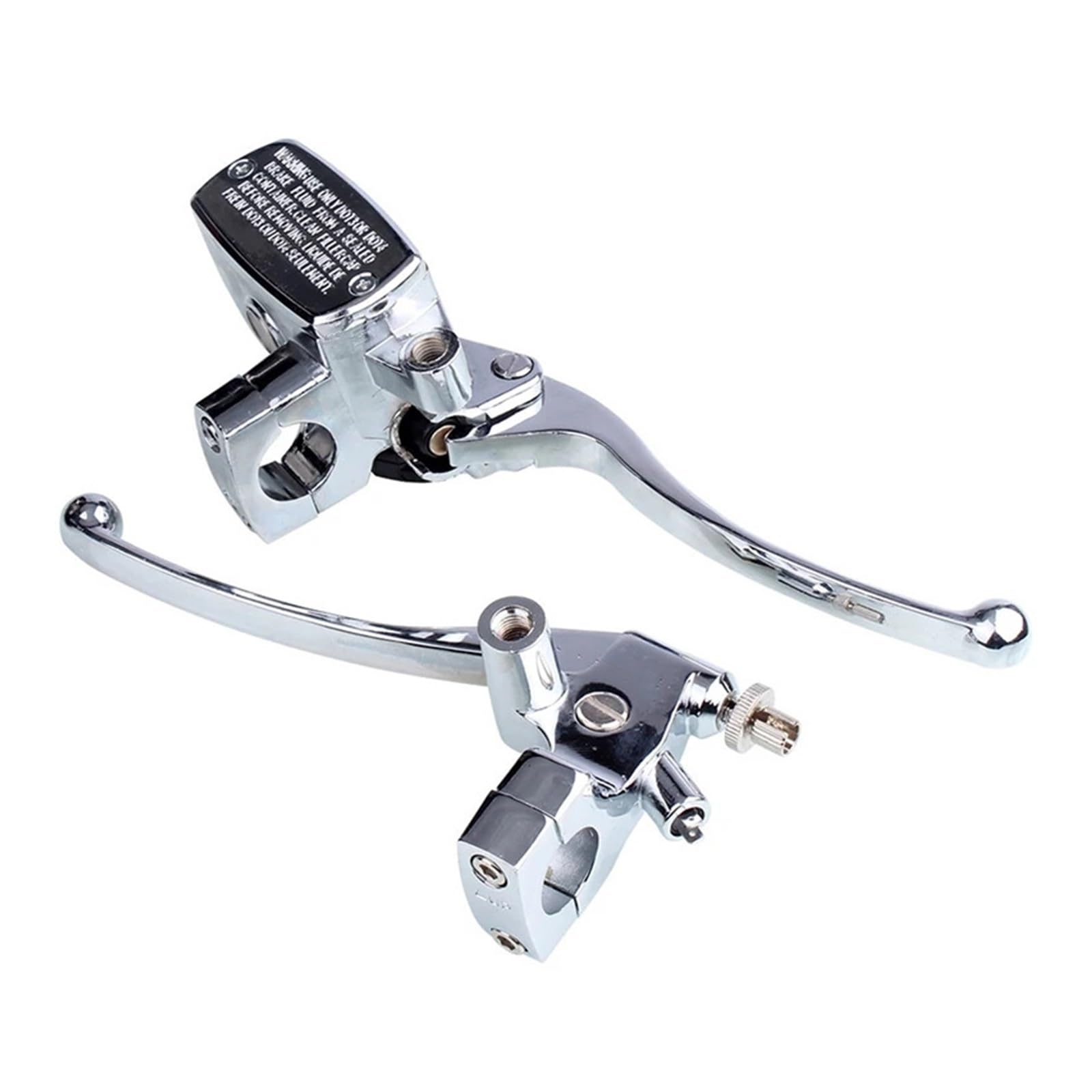 YWQJIOPM Motorcycle Brake Clutch Lever 2PCS Motorcycle Handle Brake Pump Clutch Hydraulic Brake Master Cylinder for CB400SF CB250 Handlebar Brake Clutch Lever