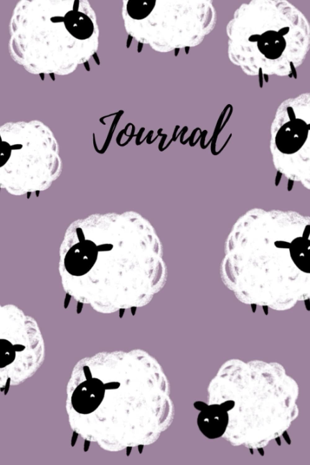 Journal: A beautiful, blank lined handy journal with sheep